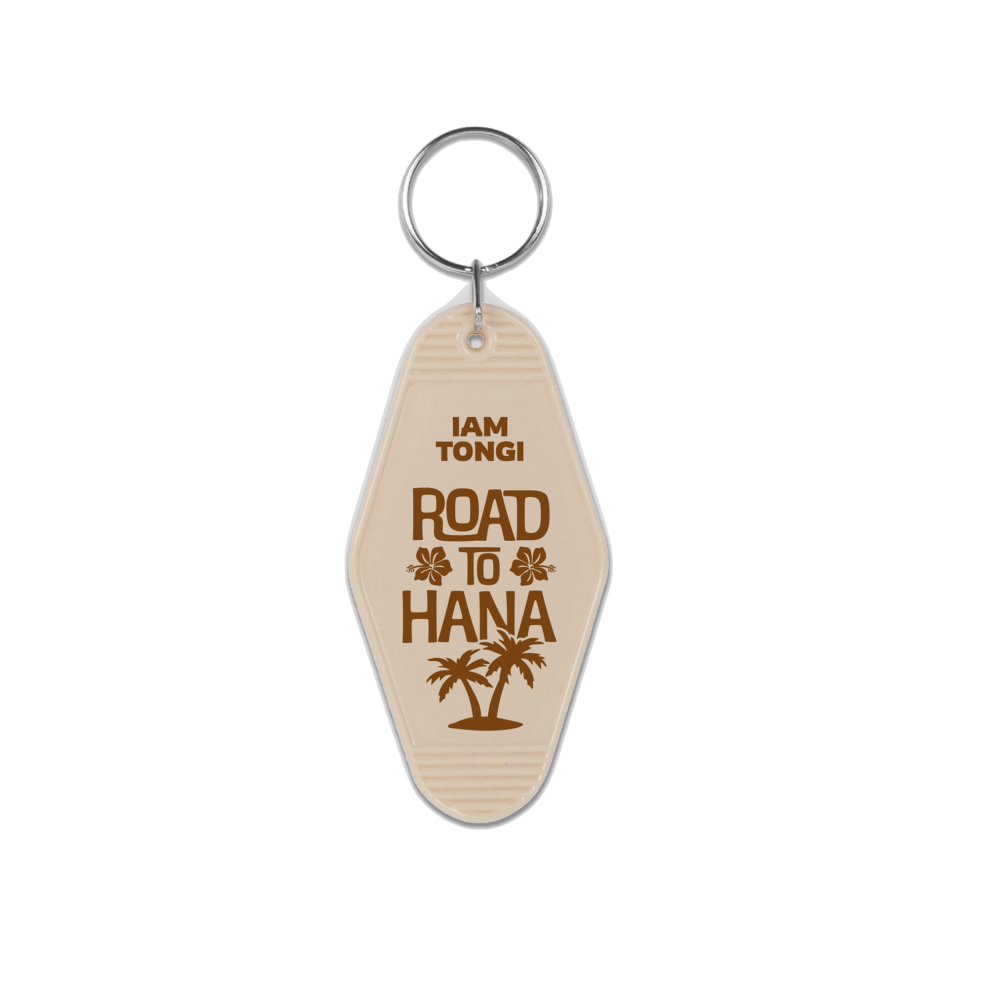 Road To Hana Motel Keychain